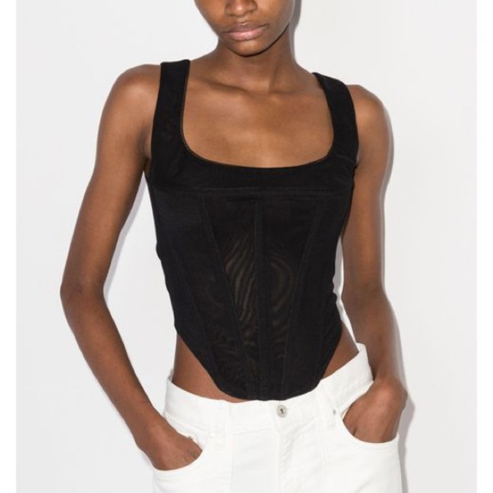 Campbell Corset Top in Black
Miaou XL mesh
